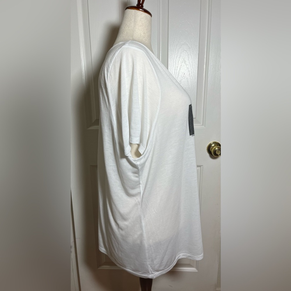 Lane Bryant White 'BOSS' Graphic Tee - Picture 5 of 7